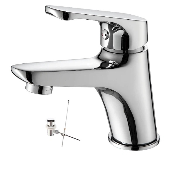 팝업이있는 유역 수도꼭지